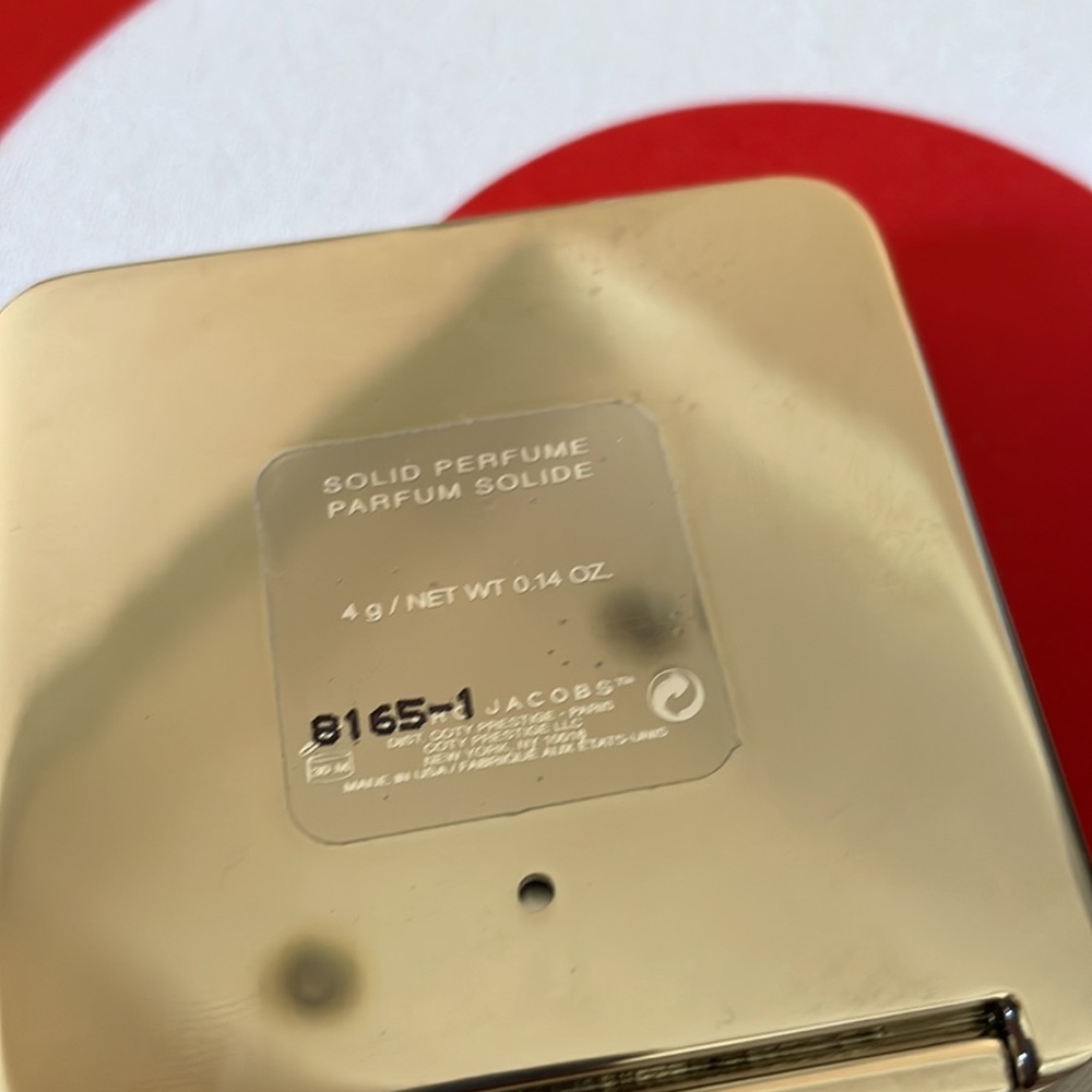 Marc Jacobs Solid Perfume Compact Mirror Black Le… - image 5